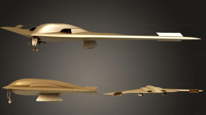 Vehicles (B2 Spirit Bomber, CARS_0675) 3D models for cnc